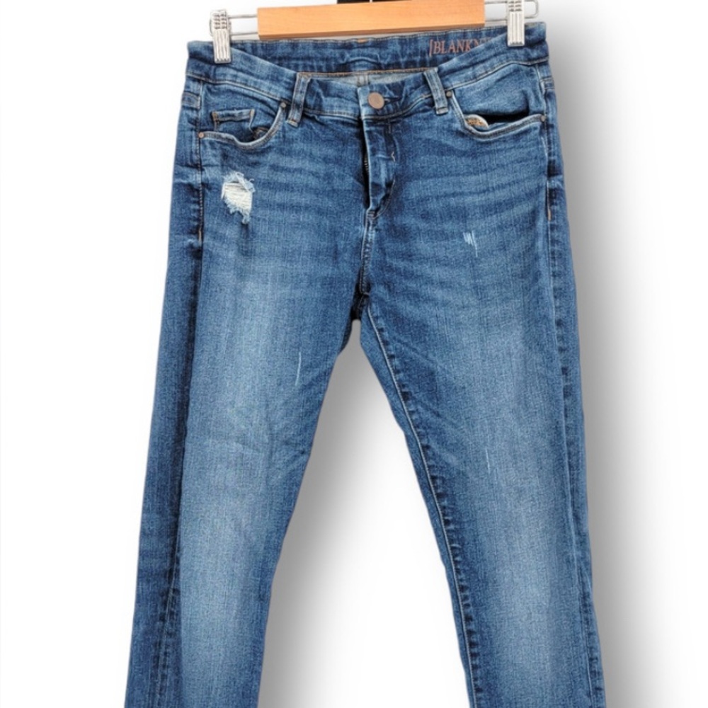 BlankNYC Women's Distressed Skinny Jeans Style 47H-7001 Size 29
